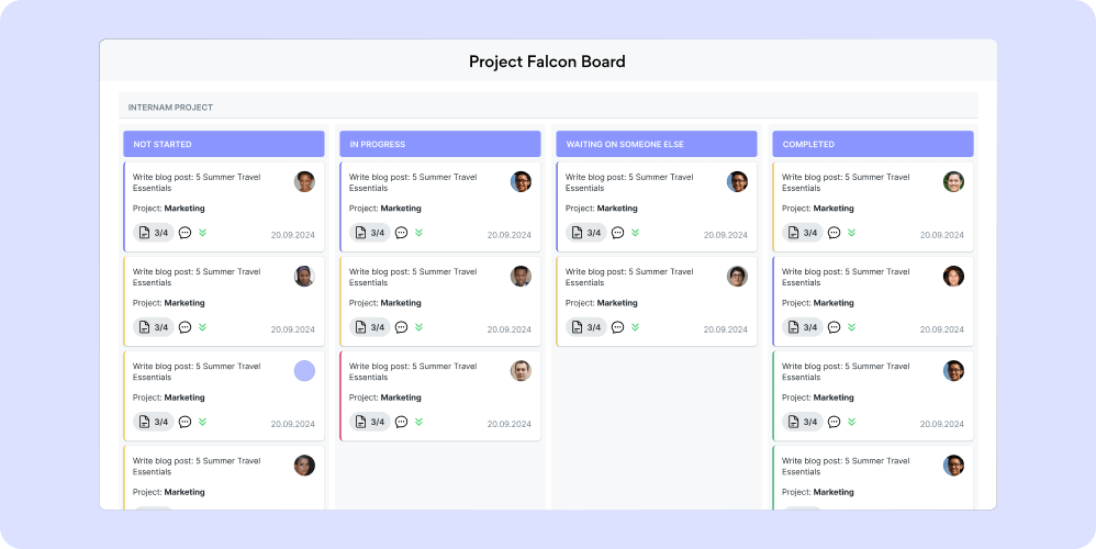 Project Falcon Use Case with Virto Kanban