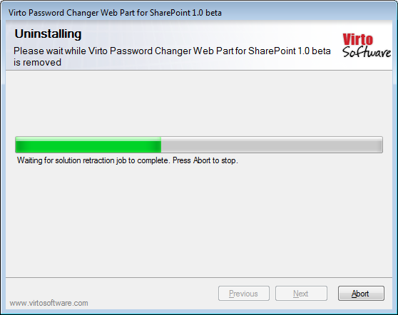 uninstalling_virto_sharepoint_password_change_2